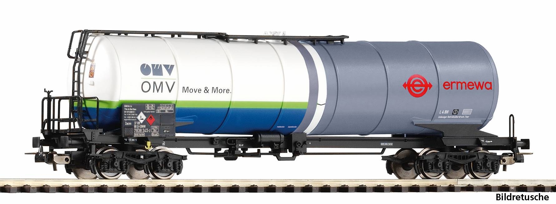 Piko 24627 H0 Knickkesselwagen Ermewa/OMV Epoche VI