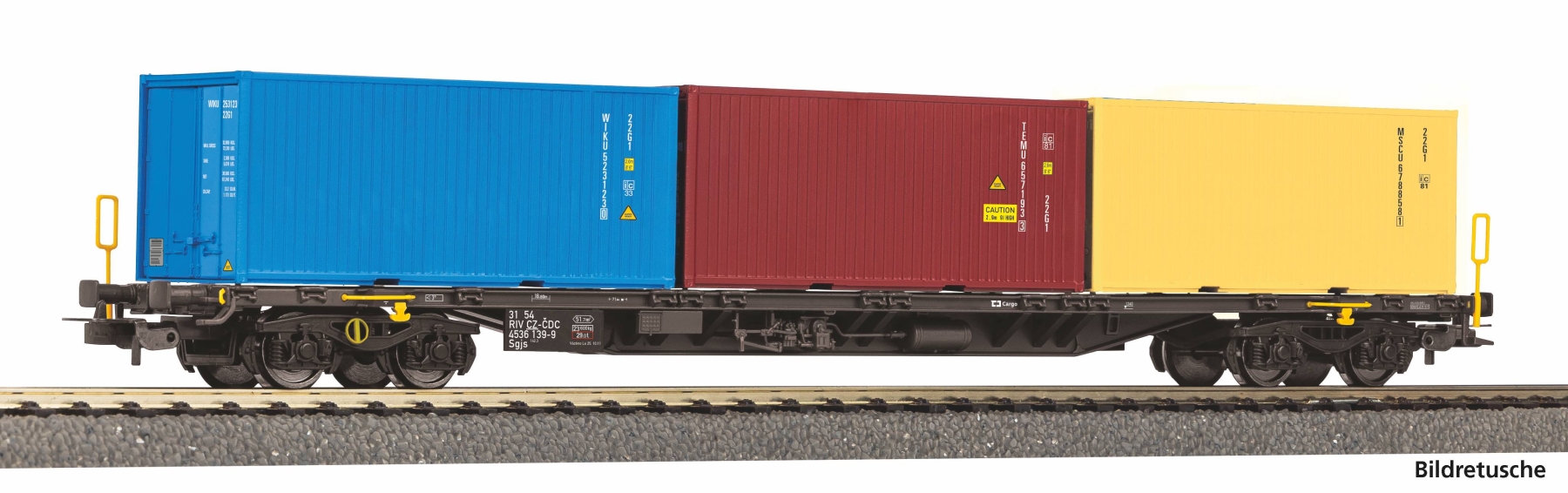 Piko 24634 H0 Tragwagen Sgnss CD Epoche VI