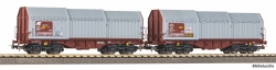 Piko 28308 H0 2er Set Teleskophaubenwagen FS Epoche IV