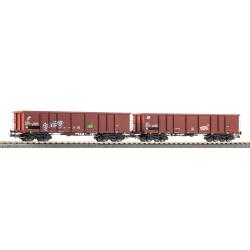 Piko 28310 H0 2er Set Offene Güterwagen Eaos mit...