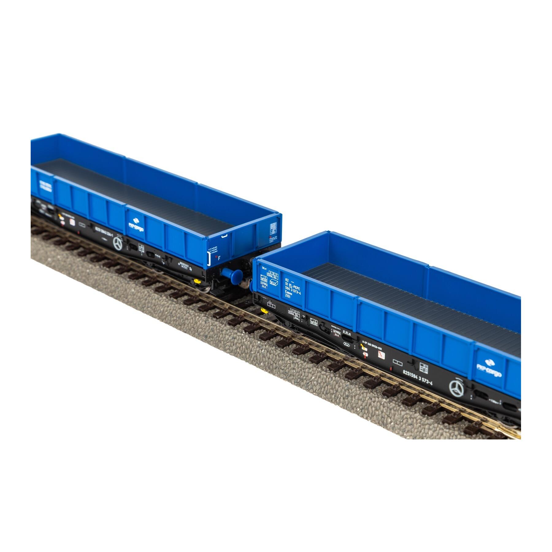 Piko 28313 H0 2er Set Güterwagen 401Zb PKP Epoche VI