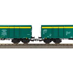 Piko 28314 H0 2er Set Güterwagen PKP Epoche V