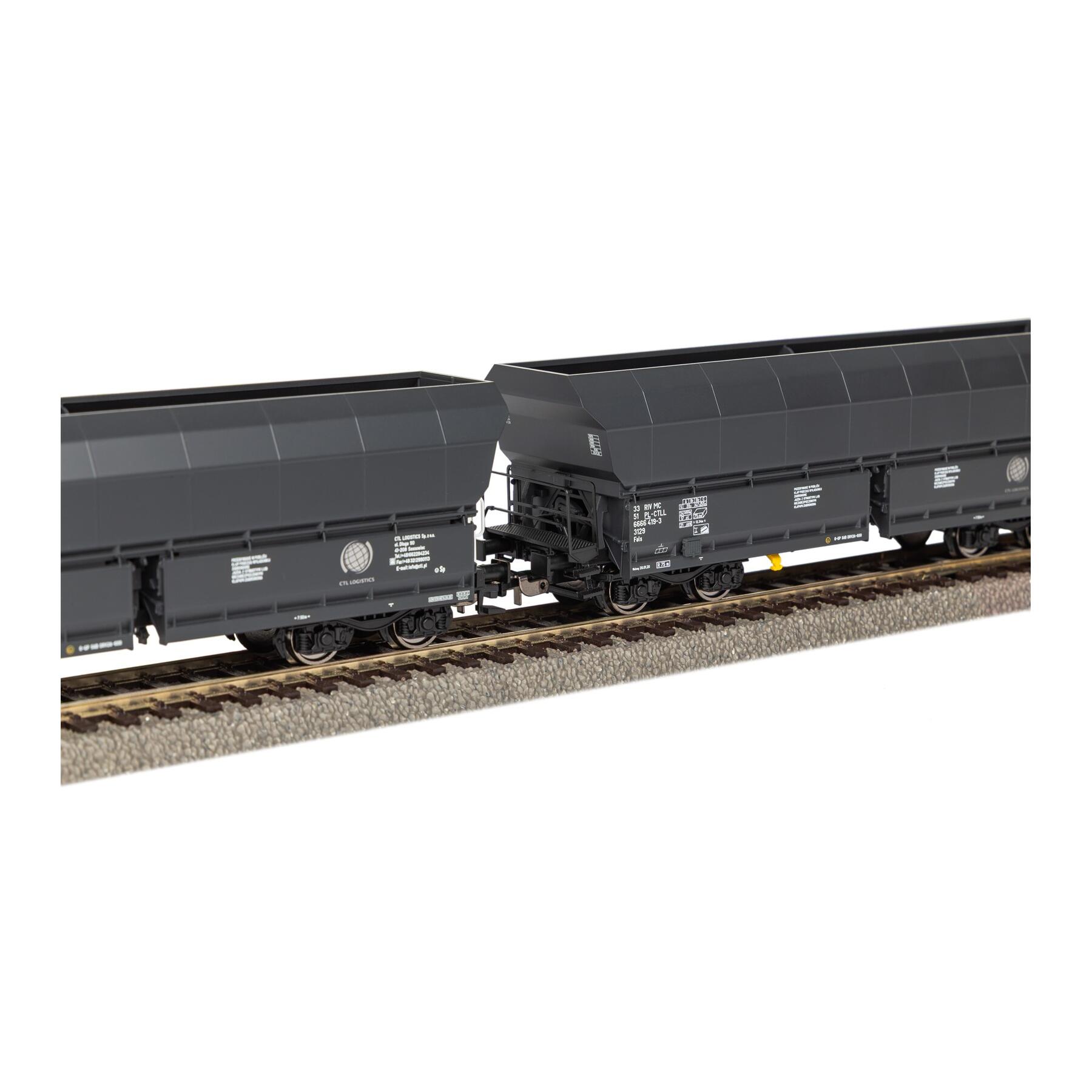 Piko 28315 H0 2er Set Selbstentladewagen PL-CTL Epoche VI