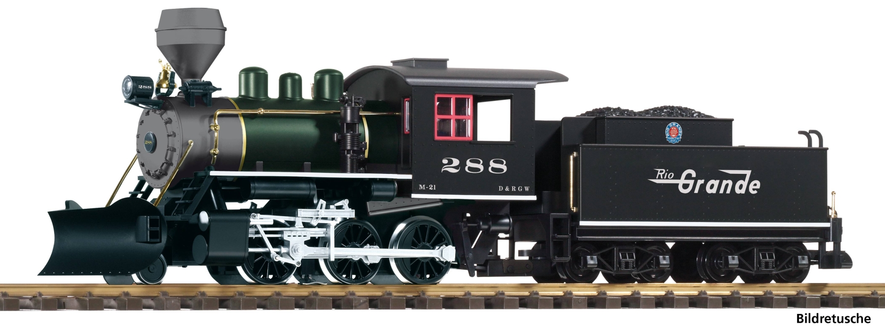 Piko 38270  G Dampflokomotive mit Tender "Mogul" D&RGW 15 Years PAM, RC - Sound Version