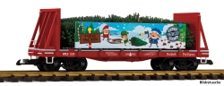 Piko 38980  G Niederbordwagen Weihnachten Baumtransport