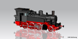 Piko 50734 H0 Dampflokomotive BR 91.3 DR Epoche III