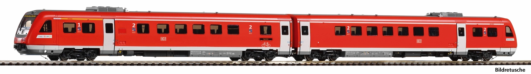 Piko 52008 H0 Dieseltriebwagen VT 612 "Regioswinger" DB AG Epoche VI