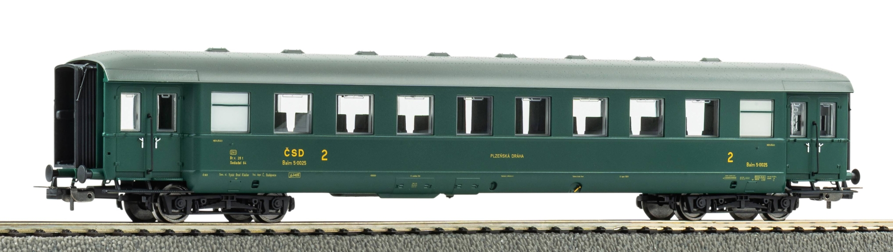 Piko 53285 H0 Schürzeneilzugwagen Balm 2. Klasse CSD Epoche III