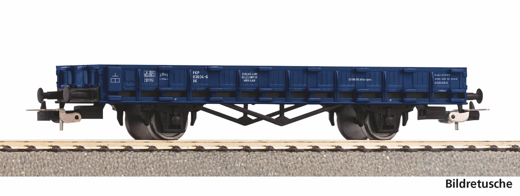 Piko 54346 H0 Niederbordwagen PKP-PLK Epoche VI