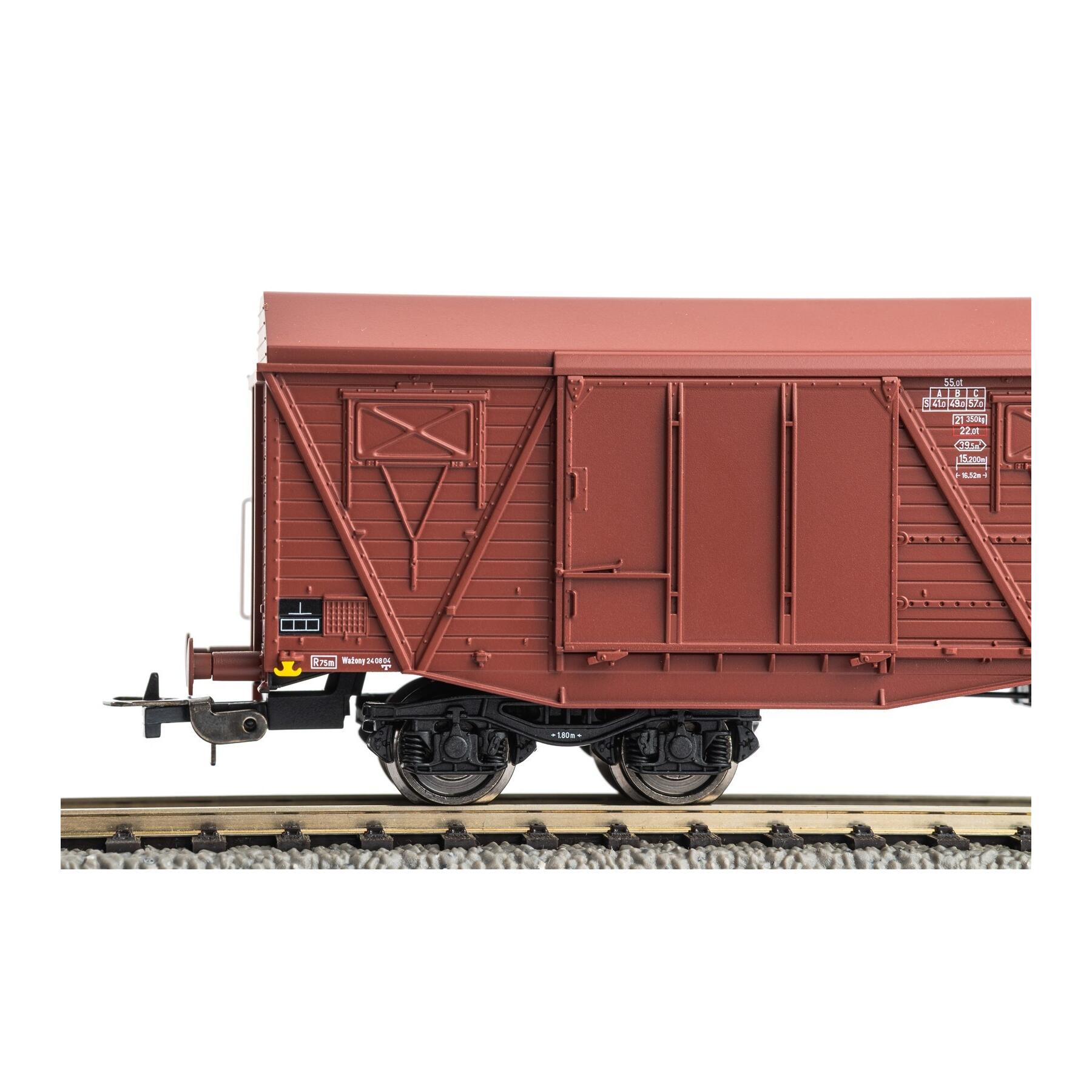 Piko 58474 H0 Großraumgüterwagen 401Ka PKP Epoche V