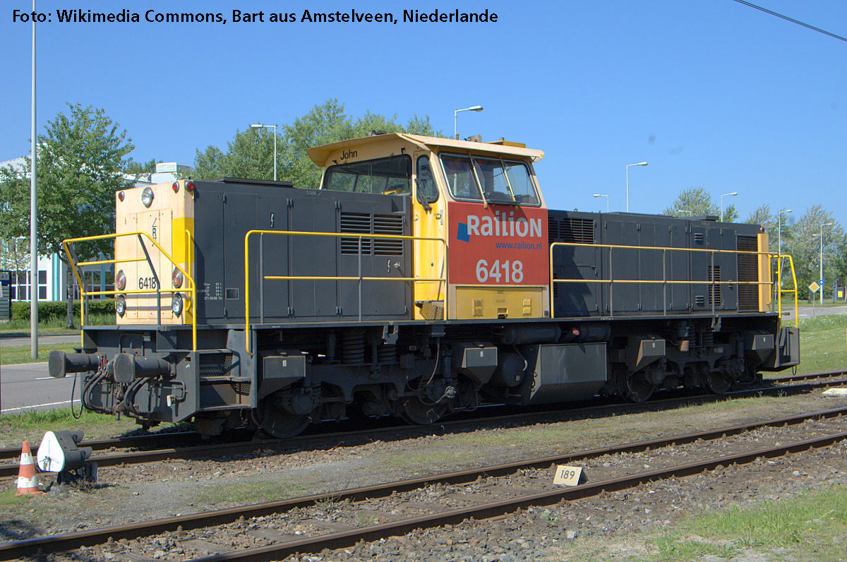 Piko 59168 H0 Dieselokomotive 6400 Railion Logistics NL Epoche VI, inkl. PIKO Spund-Decoder