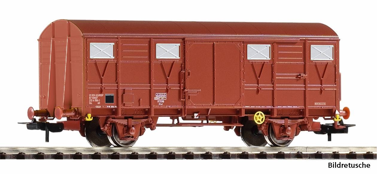 Piko 96638 H0 Gedeckter Güterwagen Gs40 SNCF Epoche IV