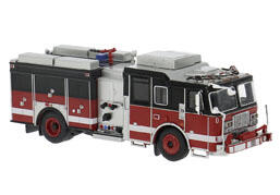 Brekina PCX870846 H0 Seagrave Attacker rot/schwarz