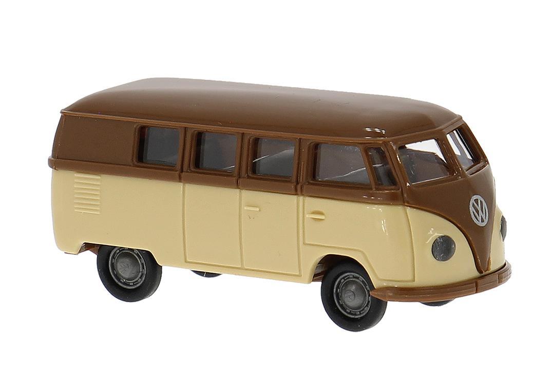 Brekina 31033 H0 VW T1a Kombi, braun/beige -Economy-