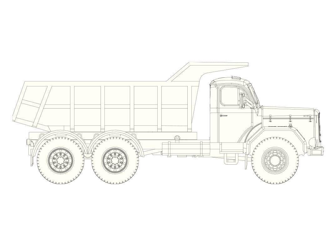Brekina 10225 H0 Sortiment zum Bau eines Magirus Jupiter Kipper