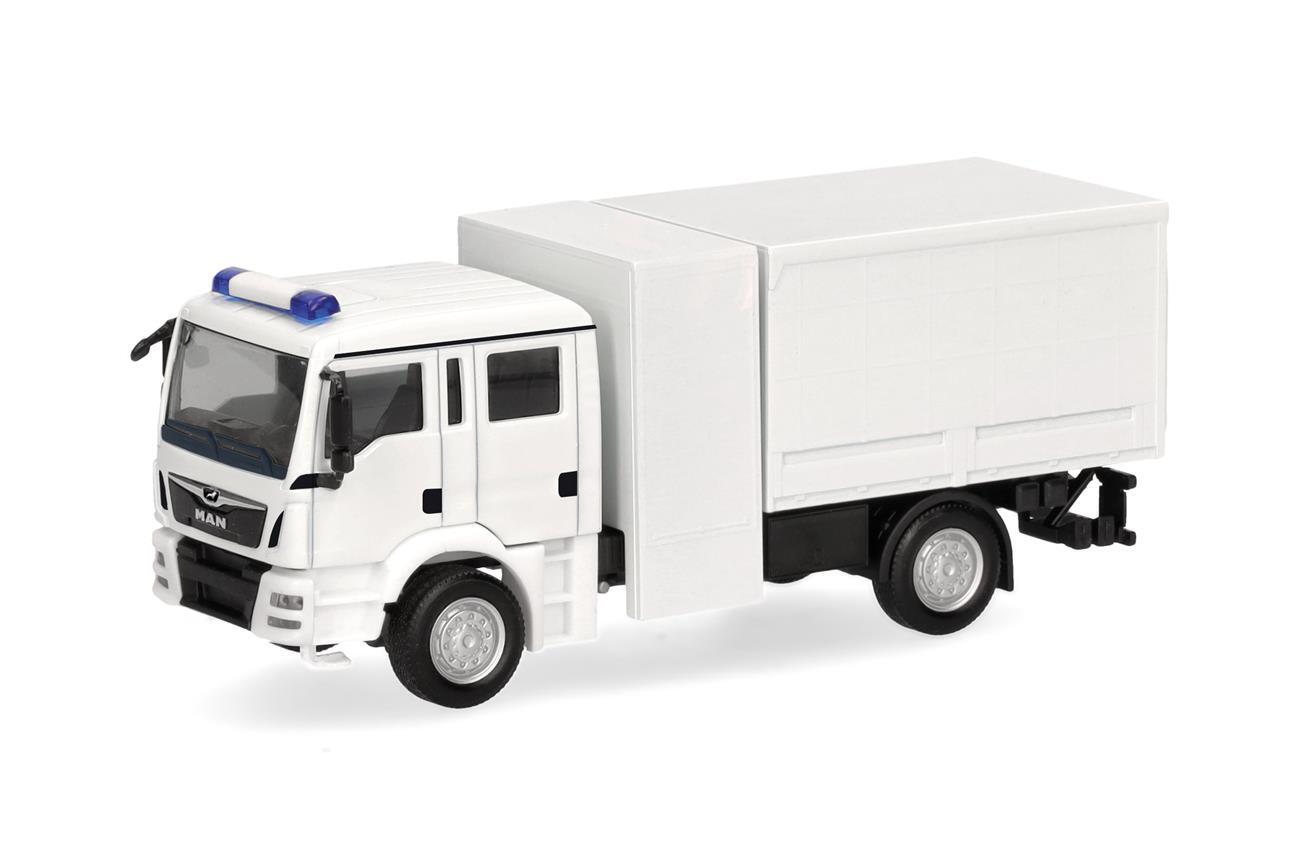 Herpa 014151 MiniKit: MAN TGM Mehrzweckgerätewagen (MzGW), weiß (1 Stück)