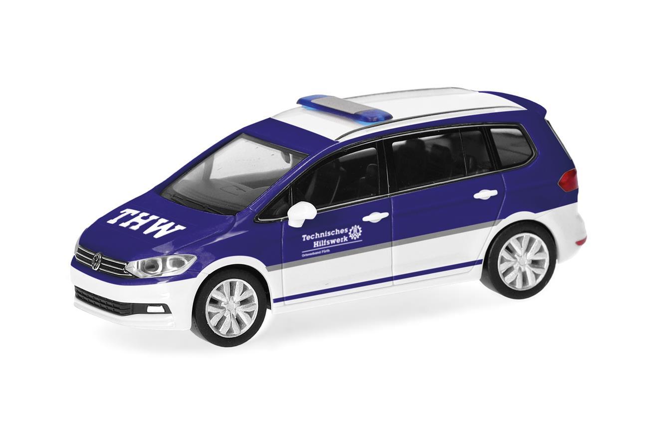Herpa 098373  VW Touran THW Fürth