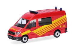 Herpa 098748  MAN TGE Halbbus Hochdach "Feuerwehr"