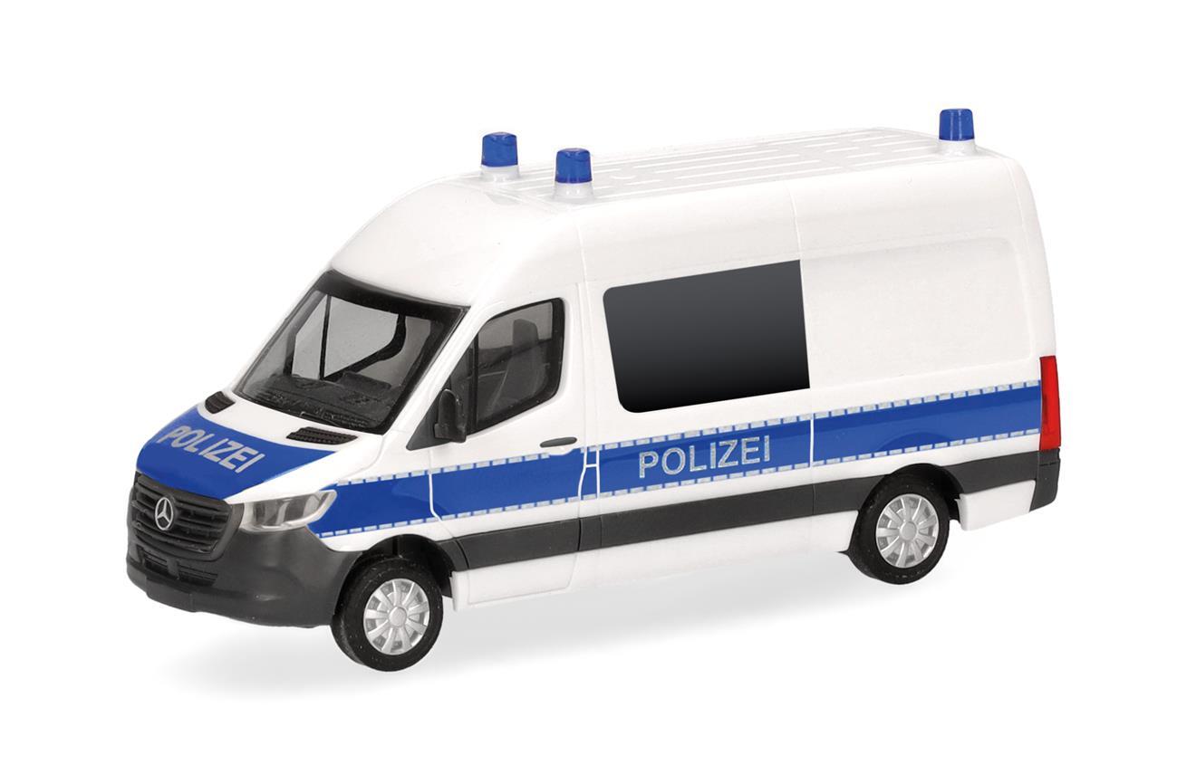Herpa 098786  Mercedes-Benz Sprinter 18 Halbbus Hochdach "Polizei Nordrhein-Westfalen/Brandermittler"
