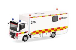 Herpa 098809  MAN TGL CC Koffer-LKW Malteser
