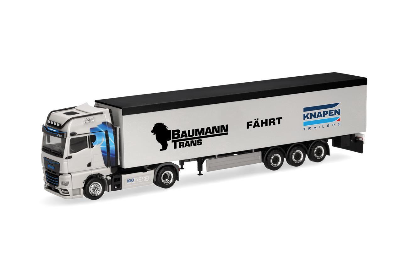 Herpa 320085  MAN TGX GM Schubb.-SZ Baumann