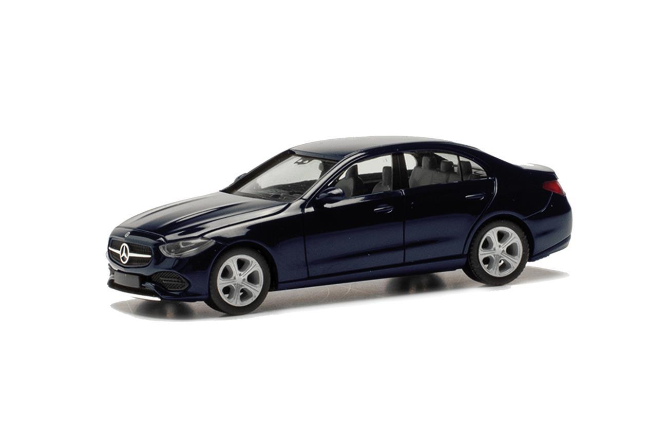 Herpa 421003-003  MB C-Klasse Limous. dunkelblau
