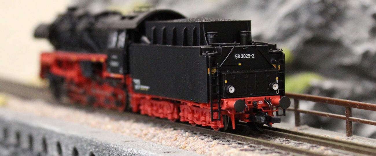 Saxonia 120108 Schlepptenderlokomotive BR 58 mit T34 Tender DR - Sound Version - Epoche IV