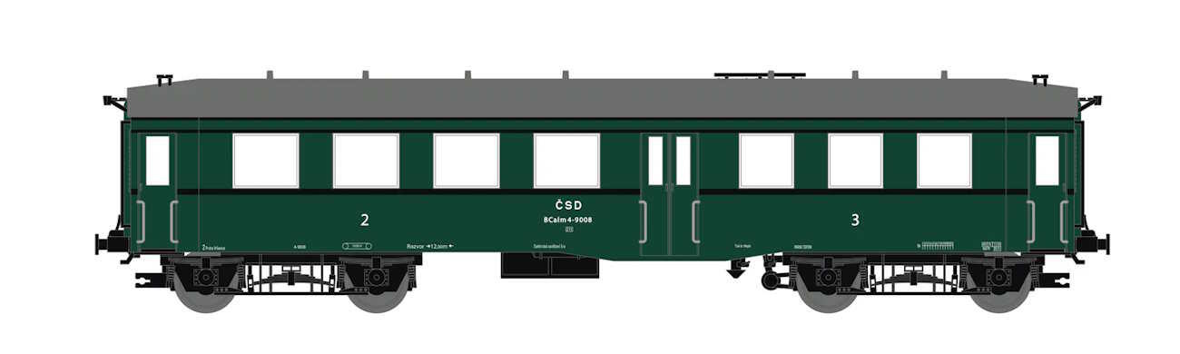 Saxonia 120053 TT Reisezugwagen "Altenberg" BCalm 2./3. Klasse CSD