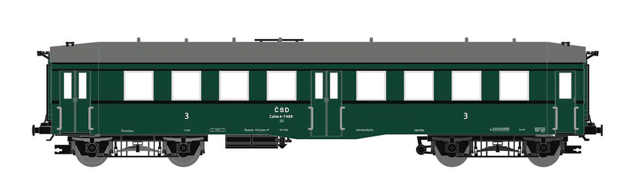 Saxonia 120054 TT Reisezugwagen "Altenberg" Calm 3. Klasse 1.BN CSD