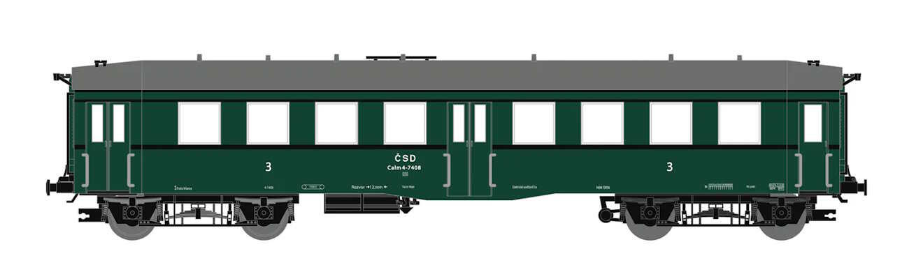 Saxonia 120055 TT Reisezugwagen "Altenberg" Calm 3. Klasse 2.BN CSD