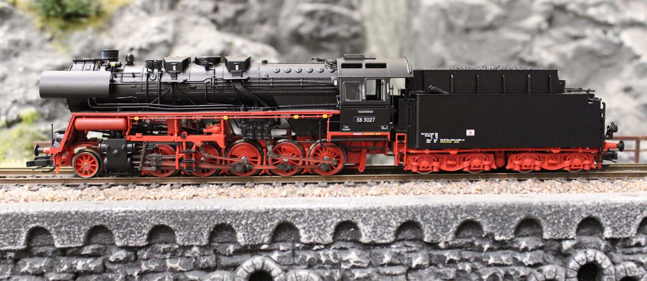 Saxonia 120106 TT Schlepptenderlokomotive BR 58 3027, T34 Tender,DR - Sound Version - Epoche III