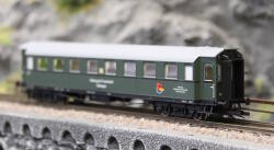 Saxonia 120222 TT Personenwagen C4Ü Sa 07 "Kulturzug" DR mit Beleuchtung