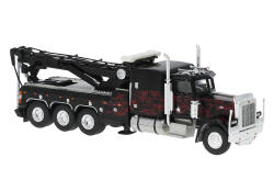 Brekina 86278 H0 Peterbilt 359 Abschlepper, schwarz...