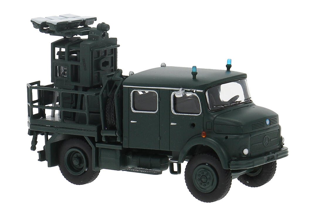 Brekina 47191 H0 Mercedes-Benz LA911 Lichtmastwagen des Bundesgrenzschutzes