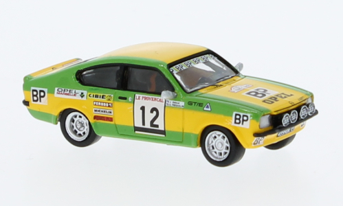 Brekina 20409 H0 Opel Kadett C GT/E Rallye, Tour de Corse 1976 mit Guy Frequelin