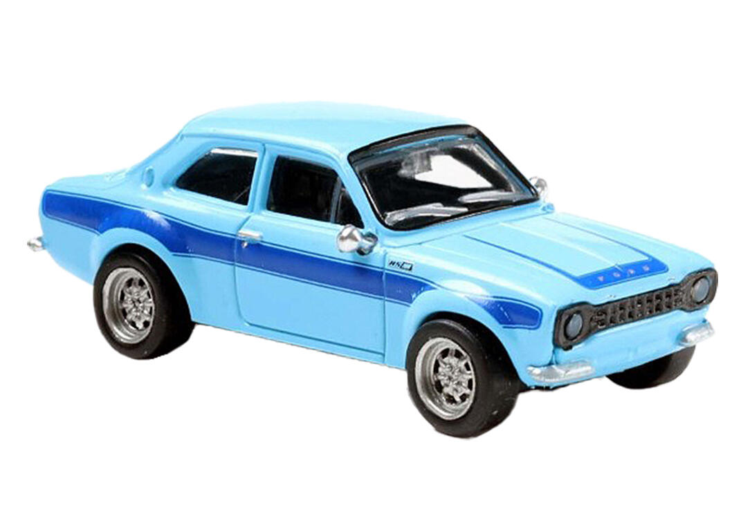 Brekina 19071 H0 Ford Escort RS 1800 Mk1 blau/blau