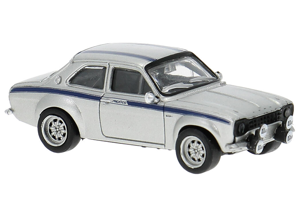 Brekina 19072 H0 Ford Escort RS 1800 Mk1 Mexico, silber
