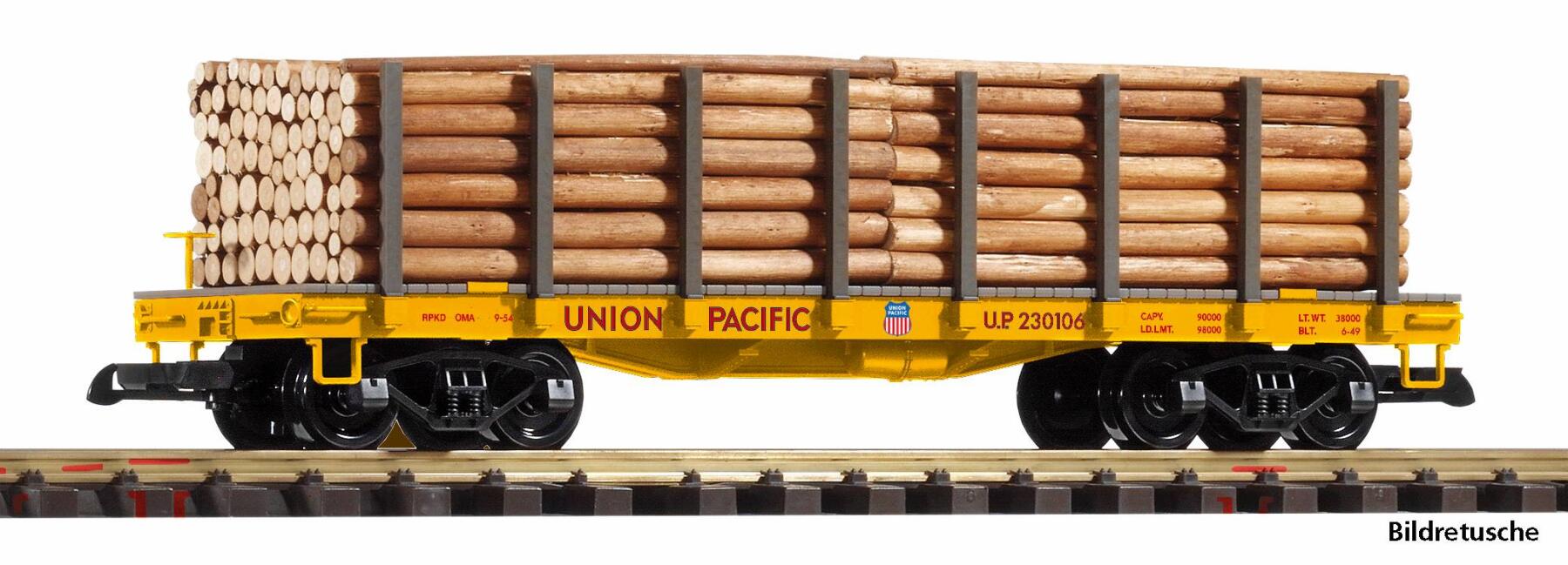 Piko 38798 G Rungenwagen UP mit Holzladung
