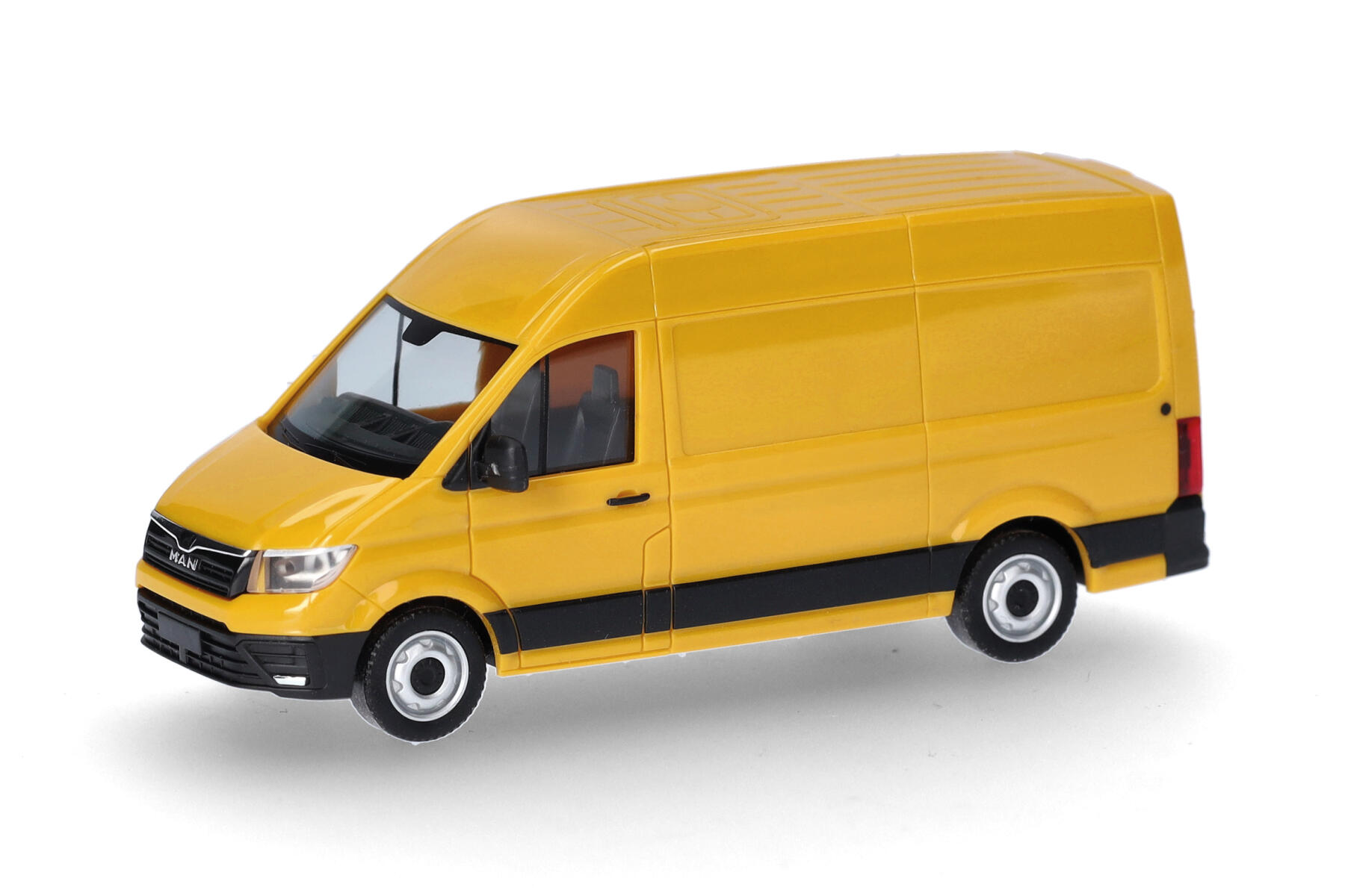 Herpa 098908 1:87 MAN eTGE Kasten, ginstergelb