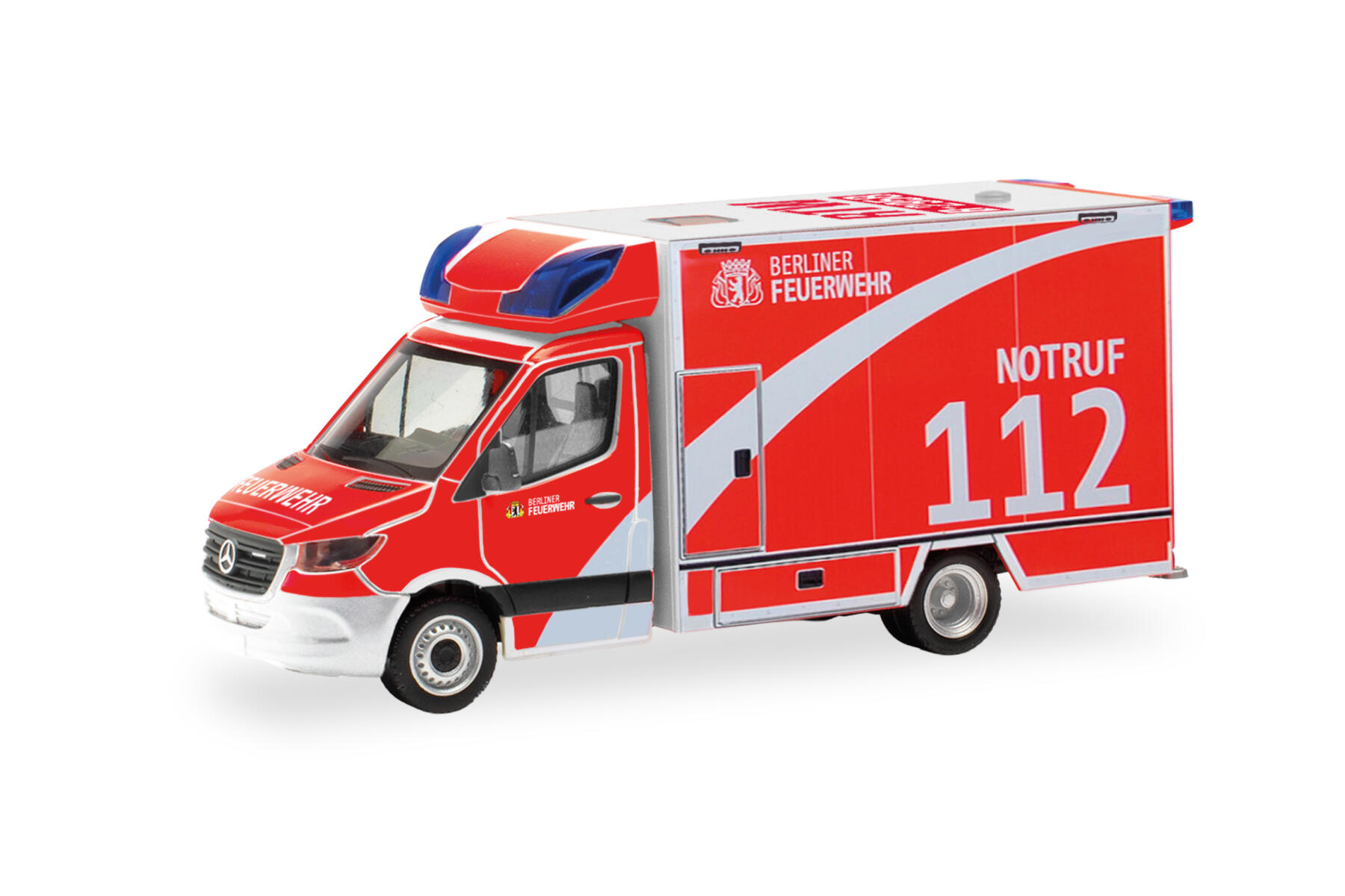 Herpa 098953 1:87 Mercedes-Benz Sprinter 18 RTW "Berliner Feuerwehr"