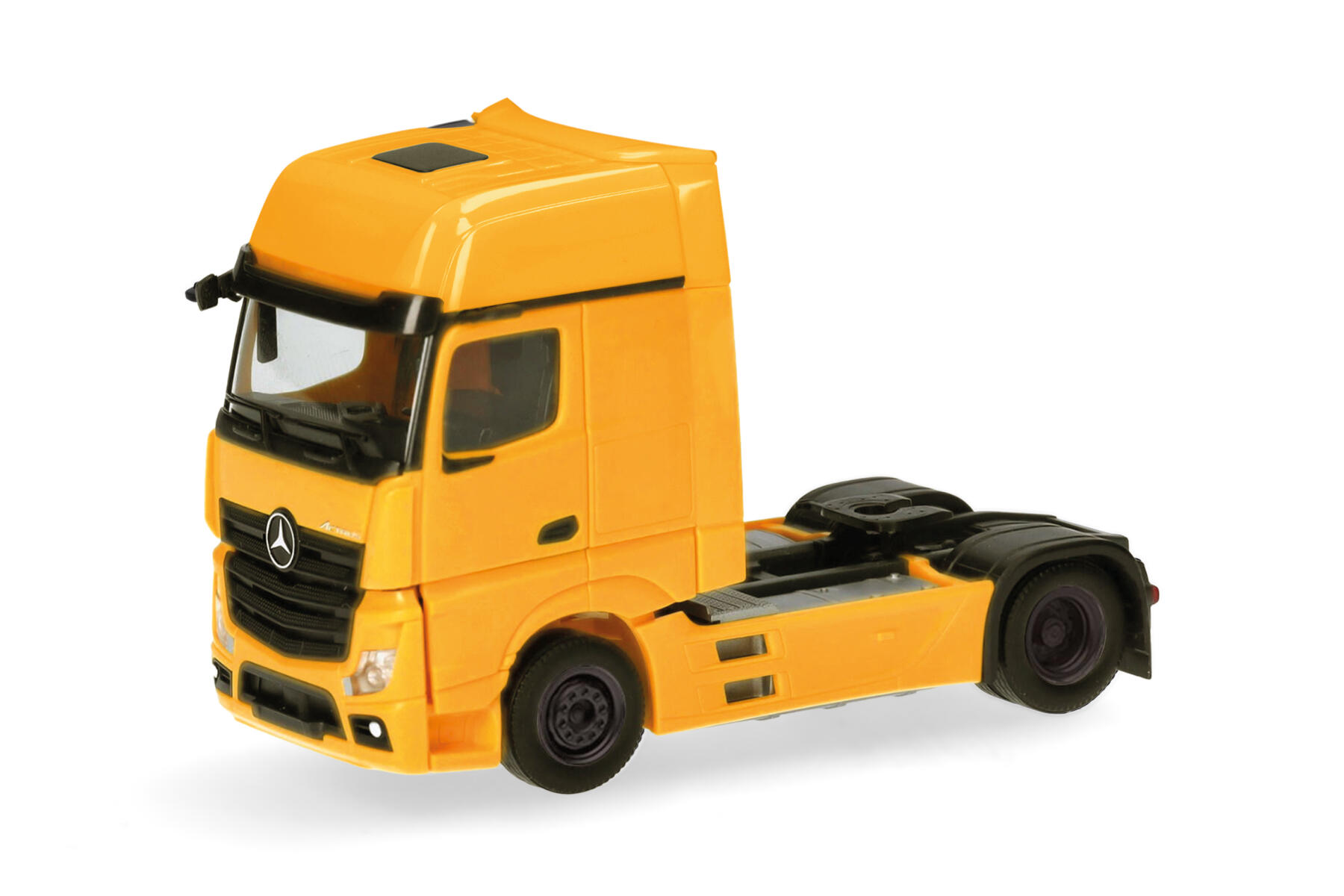 Herpa 317948-002 1:87 Mercedes-Benz Actros L 18 Gigaspace Zugmaschine 2achs, ginstergelb