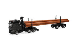 Herpa 320580 1:87 MAN TGX GX Langholztransporter...
