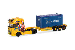 Herpa 320672 1:87 DAF XG+ Container-Sattelzug...