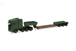 Herpa 747295 1:87 Scania CR 20 HD Tieflade-Sattelzug...