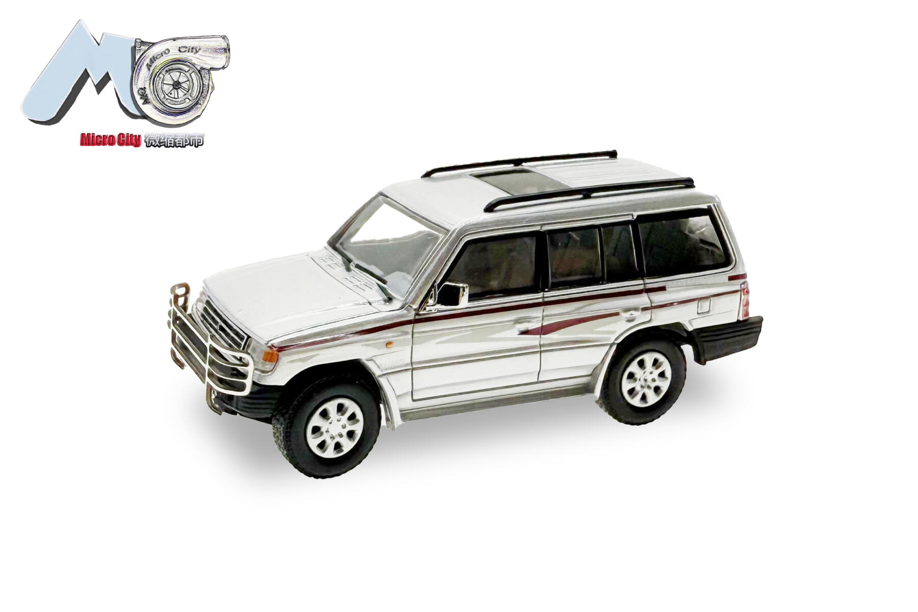 Herpa 87MC000042 1:87 Mitsubishi Pajero, silber