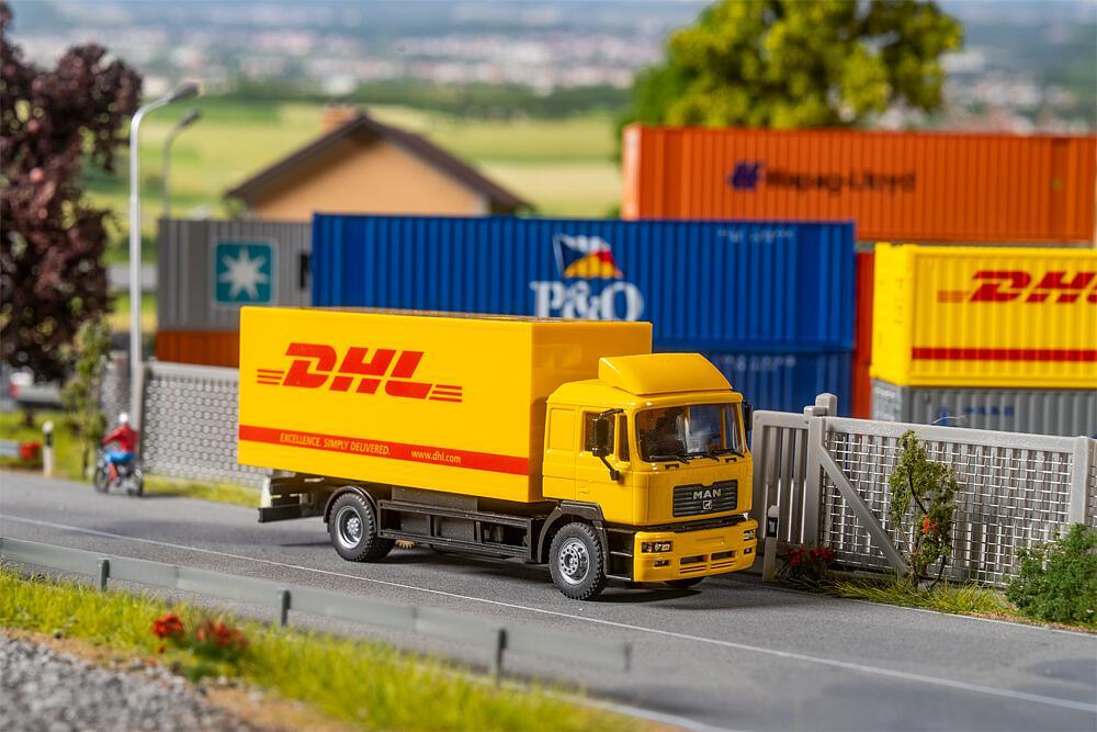 Faller 161326 H0 Car System Digital LKW MAN F 2000 DHL (HERPA)
