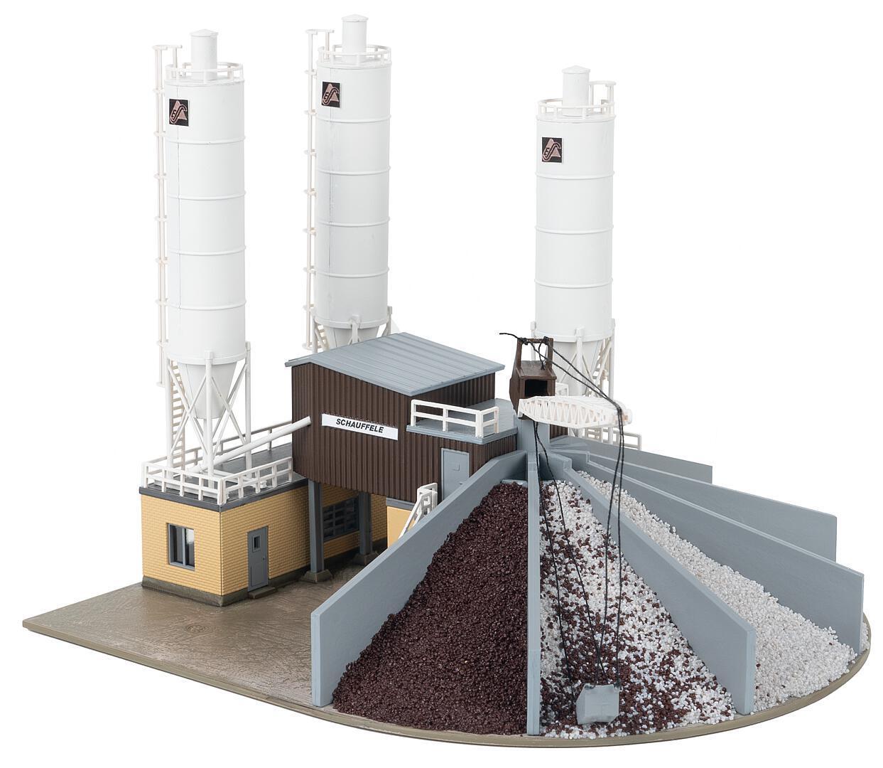 Faller 222228 N Betonmischwerk mit Kies-Verladesilo