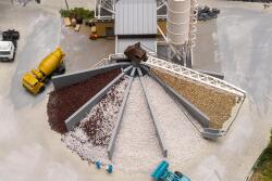 Faller 222228 N Betonmischwerk mit Kies-Verladesilo
