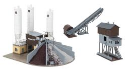Faller 222228 N Betonmischwerk mit Kies-Verladesilo