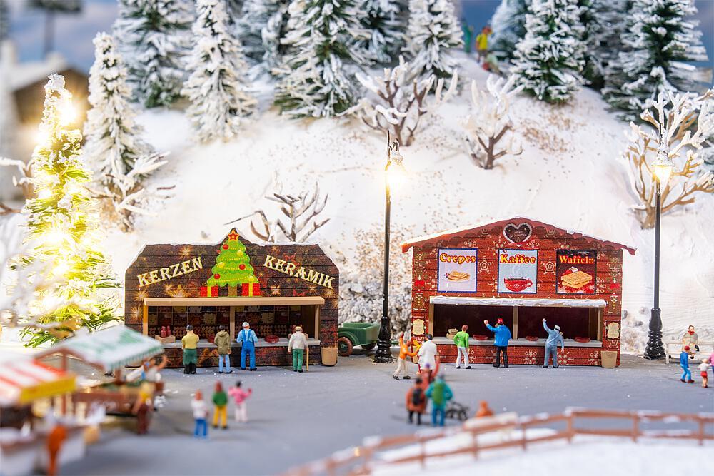 Faller 272021 N 2 Weihnachtsmarktbuden